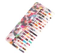 DRESSOOS Peine Desenredante de Dientes Anchos Antistático para Cabello Peine Colorido para Peinado Profesional Salón y Uso Doméstico Resistente y Cómodo para Hombres y Mujeres