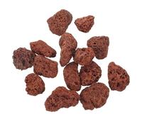 DRESSOOS Piedras Volcánicas Rojas para Paisajismo 600g, Grava Decorativa para Jardín y Macetas 2-3 Cm, Drenaje Optimizado para Plantas de Interior y Exterior, Roca de Lava para Paisaje