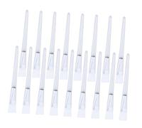 DRESSOOS Piezas Cepillo De Poste De Cristal Transparente Máscaras Aplicador De Cepillo De Limpiador Pinceles Para Pintar Caras Equipo Linaje Biografía Piel Gel El Plastico