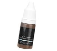 DRESSOOS Pigmento Natural para Cejas Semipermanente 8ml Color Café Claro para Micropigmentación Profesional de Cejas Extractos Vegetales, para Duradera y Portátil