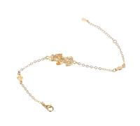DRESSOOS Pulseras Feng Shui Prosperidad Ajustable Dorado Pulsera Pi Yao Cadena Elástica para Mujeres y Hombres Amuleto Día Chino
