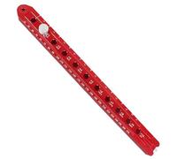 DRESSOOS Regla Ajustable Marcación de Precisión de Aleación de Aluminio para Carpintería y Diseño Portátil para Trabajo en Madera y Metal