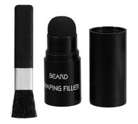 DRESSOOS Relleno y Bigote Negro, Herramienta de Modelado para Línea de Cabello, Corrector para Hombres, Accesorio de Estilismo para Cuidado y Densidad Facial, Uso Diario