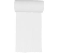 DRESSOOS Rollo de Tul Artesanal Blanco de 15 Cm X 25 Yardas, Tela de Tul de Dacron Fácil de Cortar y Que No Se Deshilacha para Decorar Mesas y Lazos en Bodas