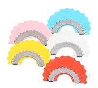 DRESSOOS Silbato Para Pájaros 5 Piezas Juguete De Entrenamiento Sonido Silbato Metálico Para Acampar Colores Brillantes ()