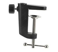 DRESSOOS Soporte Multifuncional para Micrófono Base Ajustable Abrazadera Fija para Mesa Soporte de Lámpara de Escritorio Clip Resistente para Micrófono para Diario