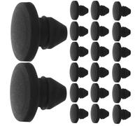 DRESSOOS Tapones de Silicona Cónicos Negros para Parachoques, 20piezas, Protección contra Golpes y Amortiguación de Vibraciones, Fácil Instalación para Automóviles