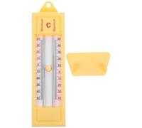 DRESSOOS Termómetro para Invernadero de Interior y Exterior, Medición Máxima y Mínima de Temperatura, Rango 40 °c a 50 °c, Plástico Abs Resistente para Jardín y Uso en Exteriores