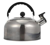 DRESSOOS Tetera Silbante de Acero Inoxidable de 2l Mango Ergonómico, Hervidor Silbador Práctico para Estufa de Gas E Inducción Hogar