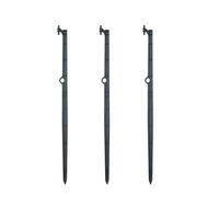 DRESSOOS Varillas para Soporte de Microaspersores de Riego, 20 Piezas de Plástico Hueco, Accesorio Funcional para Jardines, Césped y Sistemas de Riego por Goteo