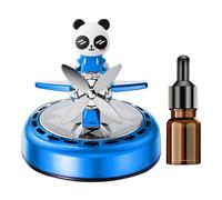 Dreuhuing Aromaterapia para automóvil, ambientador con energía solar, accesorios para coche, eliminador de olores giratorio, renovador recargable, de larga duración para automóvil, camión