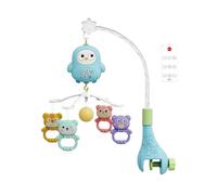 Dreuhuing Móvil de bebé para cuna, móvil de cuna con música, moisés portátil para niños pequeños, campana de cama para guardería, mesita de noche, parque infantil para niñas y niños