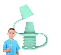 Dreuhuing Tapas para botellas de agua para niños, solución de alimentación con biberón con diseño a prueba de derrames, adaptador de boquilla de alimentación sin olor de repuesto, sin arañazos