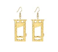 Dreuyet Pendientes góticos de perlas para mujeres y hombres, estilo hip hop, rock, punk, vintage, plata, Halloween, decapitación, puerta, colgantes, aretes de terror, joyas, regalos de fiesta, medio