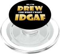 Drew Costume Idgaf Cute Personalized Drew First Name Andrews PopSockets PopGrip para MagSafe