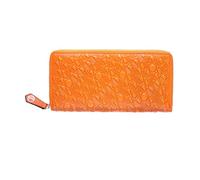 Drew Lennox Monedero grande y cartera para mujer, piel británica auténtica suave como la mantequilla, Anaranjado monarca, Large Purse, Cartera con tarjetero