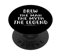 Drew The Man The Myth The Legend Camiseta Nombre Drew PopSockets PopGrip Adhesivo