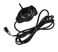 Drfeify 12V - 99V Scooter Eléctrico Throttle Throttle, Empuñaduras de la Barra del Acelerador del Pulgar con Pantalla de Voltaje de Batería LCD para un Manillar de 22.5 Mm