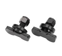 Drfeify 2 UNIDS L Track Stud Montaje de Acero Al Carbono Galvanizado Airline Track Stud Montaje Resorte Bloqueo Amarre Ancla para Camión Remolque Motocicleta ATV UTV Carga
