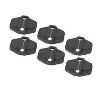 Drfeify 6 Piezas Cubierta de Cerradura de Puerta ABS Ajuste de Cerradura de Puerta Cubierta de Pestillo de Oculta Pernos de Pestillo Reduce la Fricción para JK JKU 2007 2019