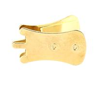 Drfeify Accesorio Musical, Silenciador de Metal, Reductor de Sonido Duradero para Reproductor Hu, Artesanía Fina para Uso en Práctica, Negro y Dorado (GOLD)