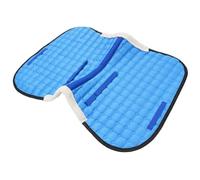 Drfeify Almohadilla para Silla de Montar de Caballo Multiusos, Almohadilla para Montar Antideslizante Transpirable con Tecnología de Corte 3D, para Sillas de y Almohadillas de (Blue)