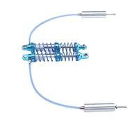 Drfeify Amortiguador de Choque para Coche RC, Amortiguador de Presión Negativa de Aleación de Aluminio con Amortiguación Ajustable y Diseño de Doble Resorte, para 1/10 RC Crawler Car (90mm)