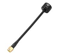 Drfeify Antena 2.5Dbi, Conector RHCP SMA de 5,8 GHz con Carcasa de ABS de PC Resistente a Impactos, para Control Remoto FPV Drone (Black)