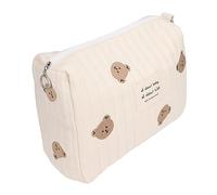 Drfeify - Bolsa para pañales para bebé, bolsa para cochecito, bandeja de almacenamiento para toallitas y juguetes, #211, broderie d'ours, bordado del oso