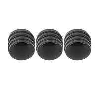 Drfeify Botón de Potenciómetro de Guitarra con Vida Larga con Anillos de Goma, 3 Piezas para los Bajistas