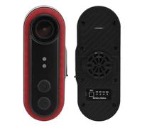 Drfeify Cámara de Bicicleta, Cámara Trasera a Prueba de Agua de 1080p a Prueba de Agua con Luz Trasera, Grabación de Bucle, Aplicación, para Ciclismo (64GB)