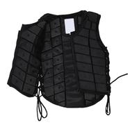 Drfeify Chicas Chicas Ecuestres Protectores Chaleco de Montar a Caballo con Absorción de Choque, Ajuste Cómodo, Cierre de Cremallera (CS)