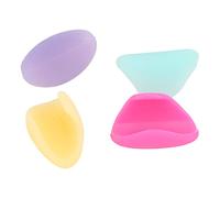 Drfeify Colorido Flautas Pulgar Cojín de Silicona Cubierta de Dedo 4pcs para Instrumentos de Viento