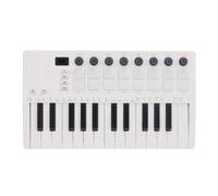 Drfeify Controlador de Teclado Midi Inalámbrico BT Compacto con 25 Teclas Sensibles a la Velocidad, Ideal para el Control del Sintetizador Virtual, para los Fabricantes de Ritmos