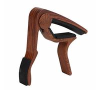 Drfeify Conveniente Juego de Capo de Lanzamiento Rápido con 5 Selecciones de Guitarra para un Fácil Cambio de Tono en la Guitarra, el Banjo y Más (madera oscura)