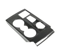 Drfeify Cubierta del Panel de de Marchas, Cubierta del Panel de Engranajes de la Consola Central Estilo Fibra de Carbono ABS, Cubre Arañazos Existentes, Ajuste Suave, Instalación de Cinta para