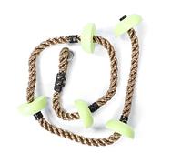 Drfeify Cuerda de Escalada de Disco, Cuerda de un Solo Disco Columpio de Escalada Columpio de Disco de Plástico para Niños Equipo de Juegos Juguetes (Green)