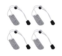 Drfeify de Pesca con un Dedo, Antideslizantes, Resistentes a los Arañazos, Ajustables, Transpirables, Protección para los Dedos, Material HPPE, Blanco y Negro, para Exteriores [Paquete de 10]