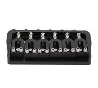 Drfeify E -Gitar Bridge 6 Cuerdas GA890 para Guitarrista Musical Accessory Black, Fuerte Puente de Metal Sólido Duradero para Guitarristas E
