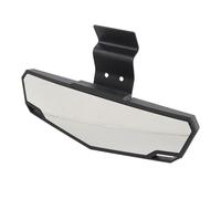 Drfeify Espejo Retrovisor Central UTV, Espejo Retrovisor Convexo con Vidrio ABS de Aluminio Fundido, Visión Amplia y Clara, Inastillable, Fácil de Instalar para XP 1000 Crew