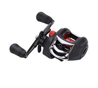 Drfeify Flujo de Bobina Sostenible 18 + 1BB en Acero Inoxidable de Acero Rojo Pesca Roja