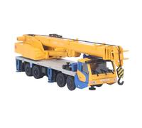 Drfeify Grúa de Camión Resistente en Miniatura, Diseño Realista, Metal Duradero, Escala 1:55, Colección Ideal para Modelos, Decoración y Regalos