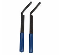 Drfeify Herramienta de Ajuste del Freno del Motor 2 Piezas de Calibre de Espesores de Freno Jake en ángulo de 4,1 Mm y 4,6 Mm para DD13 DD15 DD16 Comprobación de Holgura de Válvulas para Mecánicos