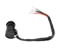 Drfeify Interruptor de Llave de Encendido ATV, Interruptor de Arranque de Encendido ABS, Reemplazo de 4 Cables, Arranque Estable e Instalación Directa, para Trail Boss 250 2x4 4x4 1989 1992