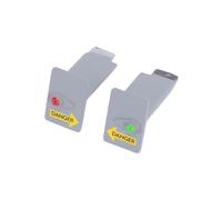 Drfeify Juego de Alas Laterales para Helicóptero RC, Piezas de Repuesto Ligeras con Fácil Instalación para Helicóptero de Control Remoto Serie C186 (Gray)