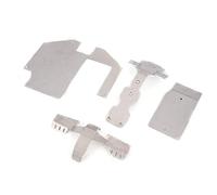 Drfeify Juego de Armadura de Protección de Chasis Delantero 1/7 RC Compatible con Traxxas Unlimited Desert Racer UDR