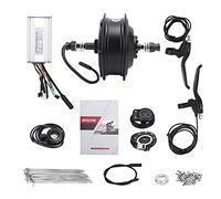 Drfeify Kit de Conversión de Bicicleta Eléctrica Kit de Conversión de Bicicleta Electrónica de de Eléctrica de Alto Rendimiento Compatible de 36V 500W Motor de Cubo sin Escobillas con Medidor de