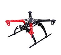 Drfeify Kit de Marco de dron RC, Kit de Marco de dron de Estructura de Fibra de Vidrio de plástico X para Drones de 4 Ejes