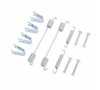 Drfeify Kit de Montaje de Zapatas de Freno Trasero, Kit de Herrajes de Zapatas de Freno Trasero de Metal, 12 Piezas con Resortes, OEM 105 0814 LY1310 KIT974, para Reemplazo de MK2 2004 a 2011