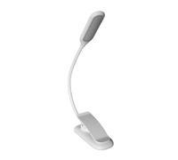 Drfeify Lámpara de Partitura Musical Luz de Libro LED con Clamp/Holder Recargable por USB con Temperatura de Color Ajustable 14 LED de Protección Ocular para Estudio de Lectura de Partituras de
